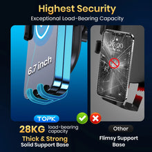 TOPK Universal Car Phone Holder, Hands Free Air Vent Mount for Car, Cell Phone Stand Compatible with iPhone & Android Smartphone
