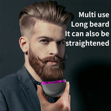 Mini Beard Straightener Wireless Hair Straightener Comb Electric Hair Brushes Lightweight Hair Straightener Brush for Travel