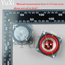 1Pc 4Ohm 5W Bluetooth Audio Radio Speaker External Magnetic Speaker Square  Full-frequency Loudspeaker 3W 4Ohm