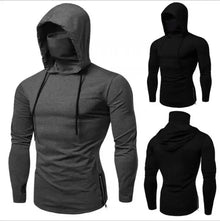 2026 Men Solid Color Hoodies Autumn Leisure Fitness Sweatshirt Men's Thin Sweater Hooded Long-Sleeved Hoodie M-5XL
