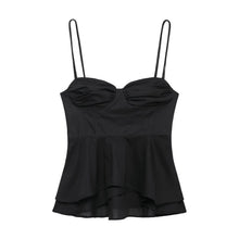 MUJER Black Corset Crop Top Woman Summer Camisole Backless Top Women Sleeveless Bustier Top Woman 2025 Sexy Beach Tops for Women