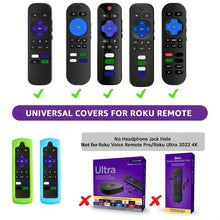 1/2/3 piece of luminous silicone universal remote control set with hanging rope suitable for TCL Hisense Roku TV remote control
