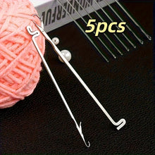 5pcs Sweater Repair Crochet Hook Set, Suitable for Beginners and Sweater Knitting Enthusiasts. DIY Handmade Sewing Set.