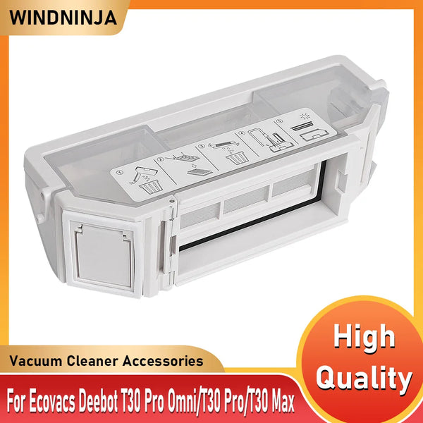 Dust Box For Ecovacs Deebot T30 Pro Omni T30 Pro T30 MAX T30 Omni Robot Vacuum Cleaner Trash Dust Box Accessories Parts
