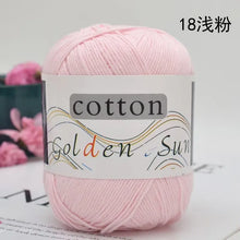1Pc 50g Hand knitting 100% cotton yarn soft crochet yarn to knit sweater blanket hat line crocheting amigurumi doll bag threads