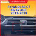 Auto Gadgets For Car AUDI A6 C7 4G A7 4G8 2012-2018 Car Phone Holder Special Fixed Bracket Base Wireless Charging Accessories
