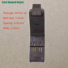 Test Board 1pcs SOT23-3 5 6L Gold-Plated Aging Seat With Plate Burning Socket Plastic Width 1.7/1.4 Straight Pin