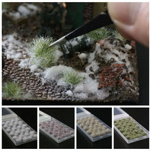 Resin Artificial Grass Tuft Multicolor Simulation Model Miniature Snowfield Grass Bushes Sand Table Scene Micro Landscape