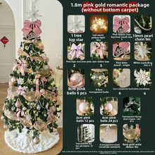 Christmas Tree Tabletop Decor DIY Pink Ornament Set for the Living Room Home Indoor Holiday Decoration Christmas Party Use