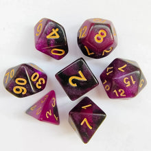 7pcs/lot Dice for Table Games DND RPG Roleplaying Board Game Digital Dice Double-colors D20 D12 D10 D8 D6 D4 Polyhedral Dice Set