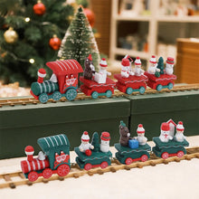 Christmas Decorations Train Xmas Tree Ornaments Holiday Party Home New Year 2026 Decor Navidad Gift Window Display Props