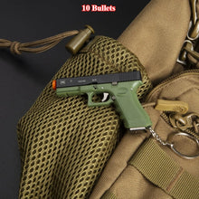 1:3 Scale Alloy Empire G17 Half Alloy Gun Model Keychain Shell Pop-up Detachable Decompression Toy Men's Gift
