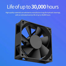 TEUCER USB Cooling Fan 8CM/12CM/14CM 800-1800RPM USB Port Power Supply Desktop Computer Available