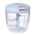 Manual Meat Grinder Garlic Chopper Rotating Garlic Press Vegetable Onion Cutting Machine，160/500/900ML