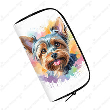 Watercolor Yorkshire Terrier Long Wallet, Zip Card Holder and Clutch for Women - image 10