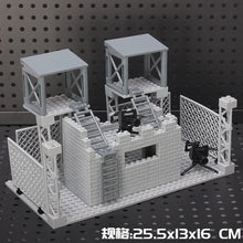 DIY assembling toys for the building block model MOC scene of the gun arsenal of military base. party favors for kids birthday