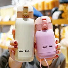 Creative Cute Thermos Cup 304 Stainless Steel Portable Insulated Cup Mini Children's Thermos Bottle Travel Out Thermos Cup
