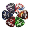 6pcs Electric Guitar Pick Acoustic Music Picks Plectrum 0.58/0.71/0.81/0.96/1.20/1.50mm Thickness Guitar Accessories