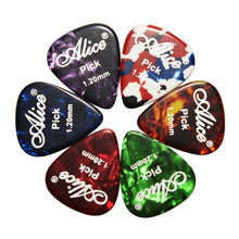 6pcs Electric Guitar Pick Acoustic Music Picks Plectrum 0.58/0.71/0.81/0.96/1.20/1.50mm Thickness Guitar Accessories