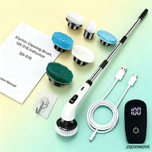 Electric Spin Scrubber, Bathroom Cordless Cleaning Brush Power Scrubber with  Replaceable Brush Heads, Electric Cleaning Brush