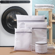 1PC S/M/L/XL Zippered Mesh Wash Bags Reusable Coarse Net Foldable Thicken Laundry Bags For Underwear Washing Machines Bra Bag