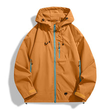 Chaqueta cortavientos impermeable unisex LNGXO para deportes al aire libre, cortavientos de una capa para hombre y mujer, impermeable para senderismo, escalada y trekking
