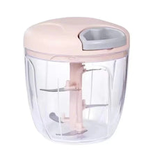 Manual Meat Grinder Garlic Chopper Rotating Garlic Press Vegetable Onion Cutting Machine，160/500/900ML