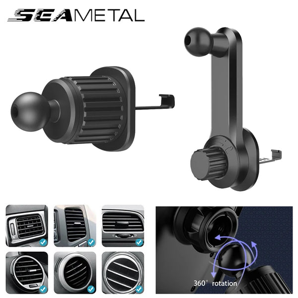 SEAMETAL Soporte para teléfono de coche Accesorios Interior Base de ventilación de aire Gadget Soporte universal para teléfono móvil Accesorios de coche