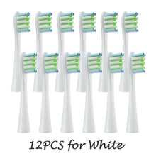 12PCS Vacuum Sealed Packed Replacement Brush Heads for Oclean X PRO/ Z1/ F1/ One/ Air 2 /SE Soft DuPont Deep Cleaning Nozzles