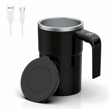 380ML Electric Coffee Self Mixing Mug IP67 Waterproof Coffee Stirring Mug USB Charging Digital Display Automatic Magnetic Cup