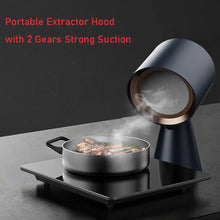Desktop Range Hood Strong Suction Power Portable Mini Cooker Hood Hood Home Low Noise Extractor Hood Hot Pot Barbecue Companion
