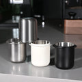 58mm Dosing Cup Sniffing Mug 304 Stainless Steel Coffee Dosing Cup Compatible with 58mm Espresso Portafilters Coffee Accessories