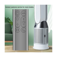 Mando a distancia de repuesto apto para purificador de aire y ventilador sin aspas DP01 DP03 TP02 TP03, color gris