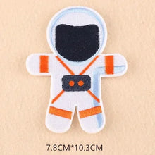 UFO Alien Rocket Space Patch for Clothing Punk Embroidered Patches On Clothes DIY Parches Applique