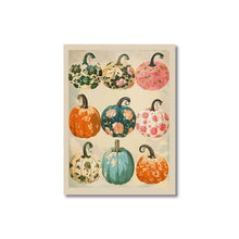 Vintage Floral Pumpkin Canvas Poster, Pink Autumn Halloween Wall Art Print - image 6
