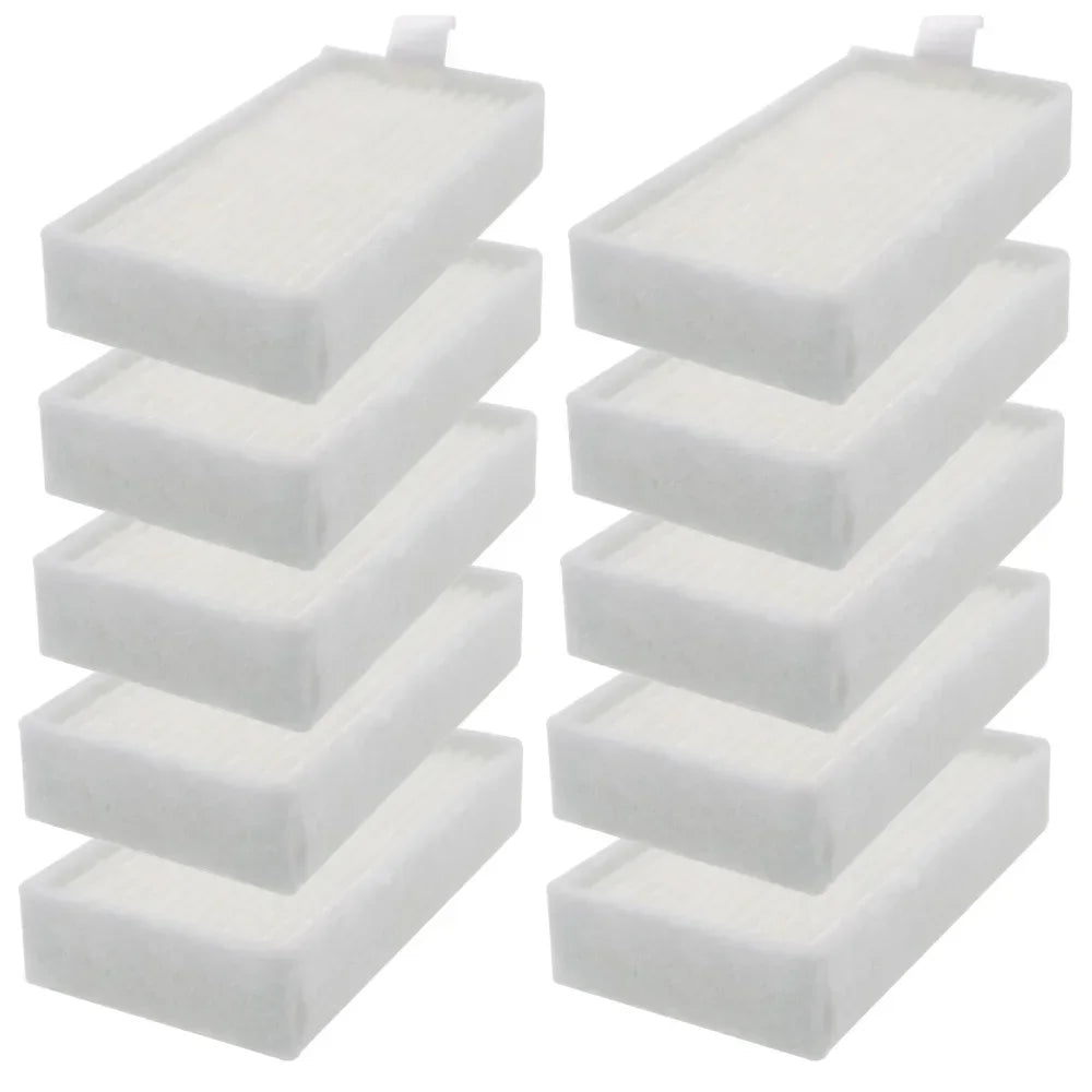 10 HEPA Filters for Dibea X600, Panda X500, ECOVACS CR120 and ILife Vacuums