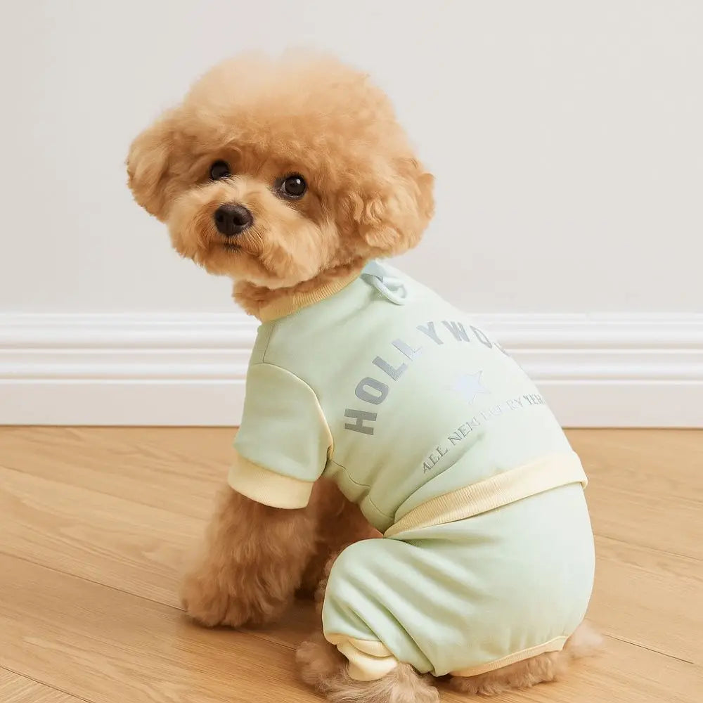 Pet Apparel Ice Silk Dog Cooling Jumpsuit Breathable Thin Dog Four Legged Clothes Fashionable Soft Cat T Shirt Summer