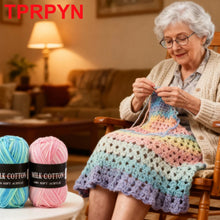 1Pc 50g Milk Cotton Knitting Yarn Crochet Yarn Hand Knitted Line DIY Knit Sweater Scarf Hat sock blanket amigurumi threads 120M