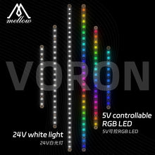 Mellow 2Pcs Daylight PCB Kit 5V RGB / White LED Bar For 3D Printer Voron 0.1/0.2 2.4 Trident 350/300/250 Micron+ Lamp Bar
