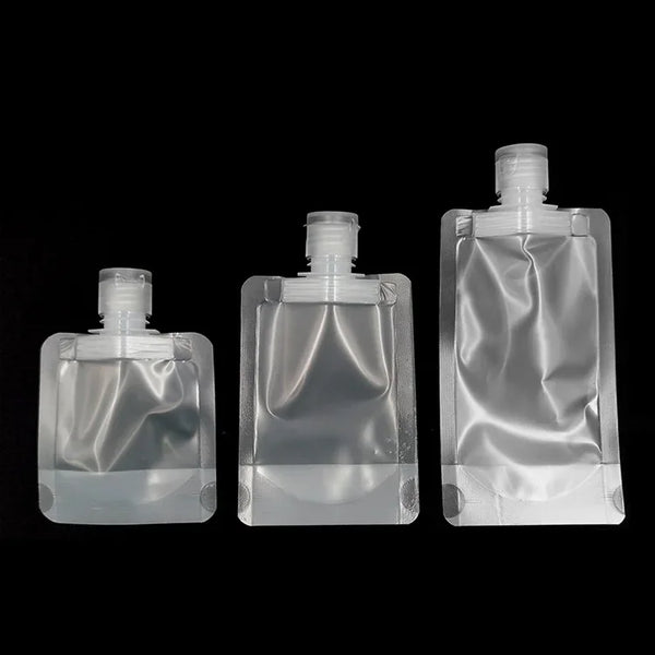 Flip-top Nozzle Bags Travel Convenient Lotion Shampoo Dispenser Bags Miniature Skincare Products Disposable Packaging Bags