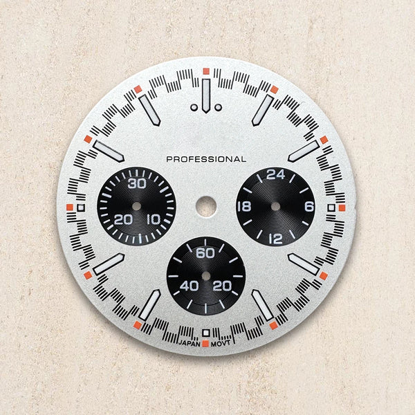 Green Luminous 32.5mm VK63 S Logo Dial For VK63 Movement Watch Modification Accessories