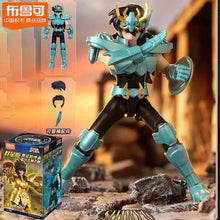 En existencia Blokees Saint Seiya Caja Ciega Stars 2 Sagitario Libra Acuario Modelo de ensamblaje Periférico de animación Regalo