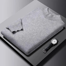 New Men's Solid Color Pullover Sweaters Half Turtleneck Long Sleeve Solid Color Breathable Streetwear Autumn Knitted Sweater Men