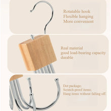 360° Rotating Belt Hanger Hook Multi purpose clothes hanger, with 6 claw hooks, belt hangers, wardrobe hangers, scarf racks,