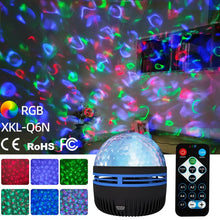 Rotating Star and Moon Projector Night Light, USB Magic Ball Stage Lamp - image 9