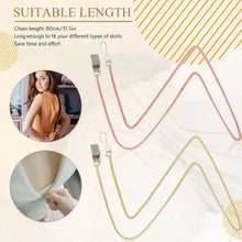 Zipper Helper for Dress and Boots Zipper Puller Helper Zip Aid Tool with Hook Zipper Chain Fine Button Chain Garment Zipper