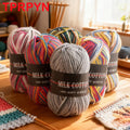 1Pc 50g Milk Cotton Knitting Yarn Crochet Yarn Hand Knitted Line DIY Knit Sweater Scarf Hat sock blanket amigurumi threads 120M
