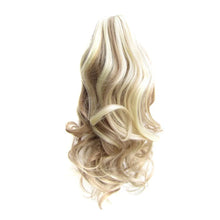 Long Hair Bun Wig Ponytail High Temperature Silk Fiber Clip 17 Inch Natural Looking Wig Fashion Elegant Long Hair Daily Curl Wig