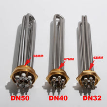 SNDHEATER 110V/220V/380V Industrial Immersion Water Heater Resistance DN32/DN40/DN50 Heater Element Pipe