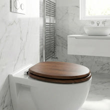 Sainos Universal Wc Seat with Soft Close Toilet Seat Cover Wood Toilet Lid Toilet Seat Many Colorful Motifs Toilet Topper